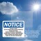 Signmission Security Check The Following Items Are Not OSHA Notice Sign, Plastic, 10in W x 7in L, 2PK OS-2PACK-NS-P-710-L-18271 - alternate 4